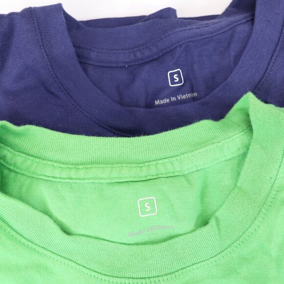 Lot Apple Store Employee Uniform T-Shirt S Logo Blue Green Short Sleeve Cotton 2 - Picture 3 of 7